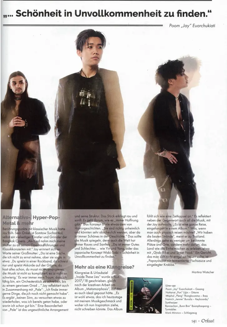 ORKUS Magazine — Defying Decay feature page 2